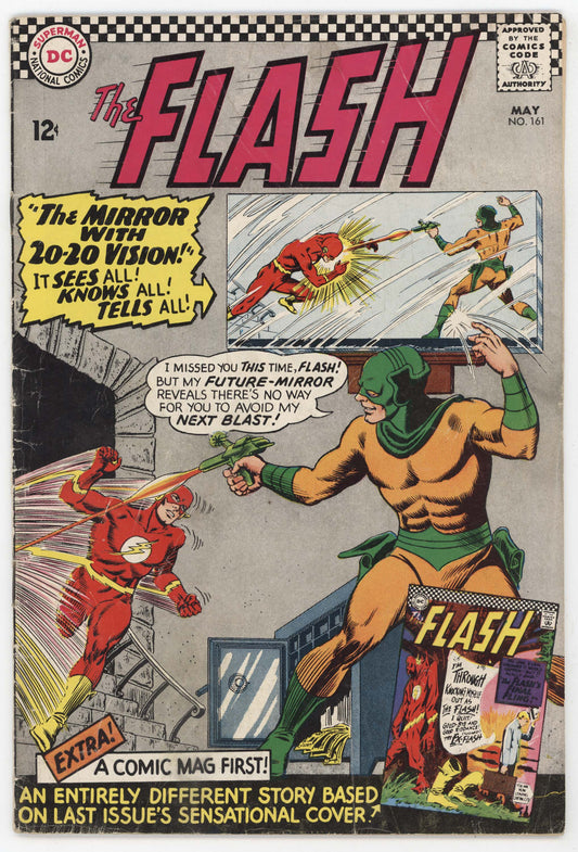 Flash 161 DC 1966 VG Carmine Infantino Checkerboard 159 Mirror Master