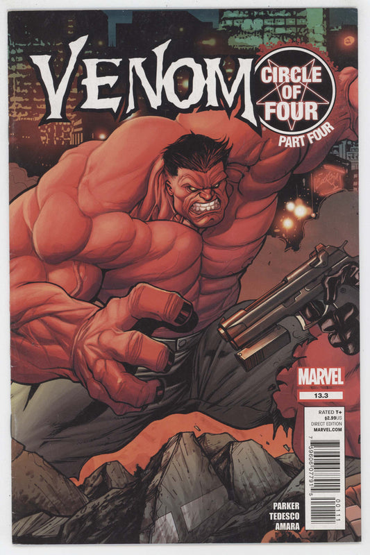 Venom 13.3 Marvel 2012 VF Stefano Caselli Rick Remender Red Hulk