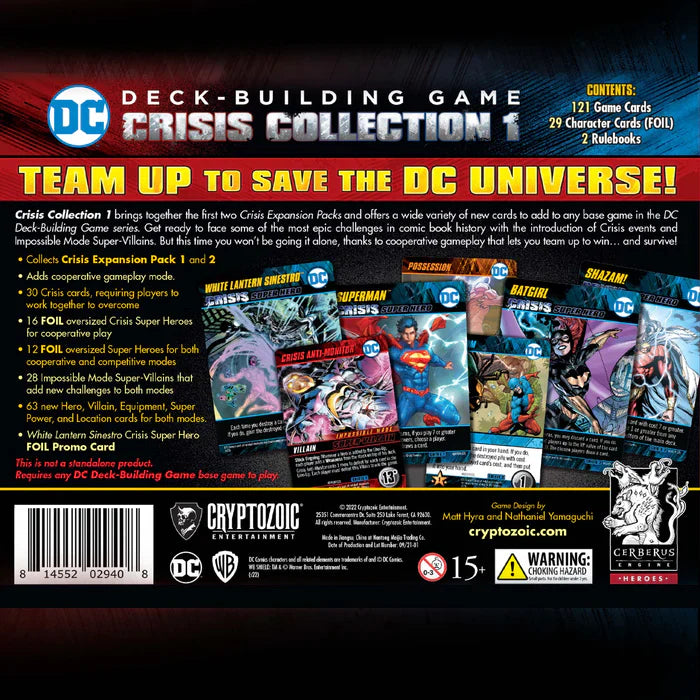 DC Deck-Building Game: Crisis Collection 1 - Golden Apple Comics