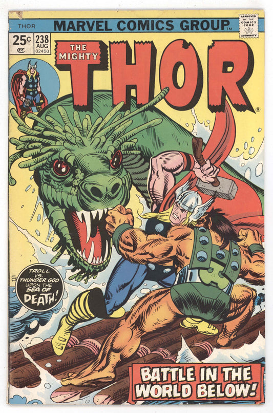 Mighty Thor 238 Marvel 1975 VG FN Gil Kane Gerry Conway Ulik