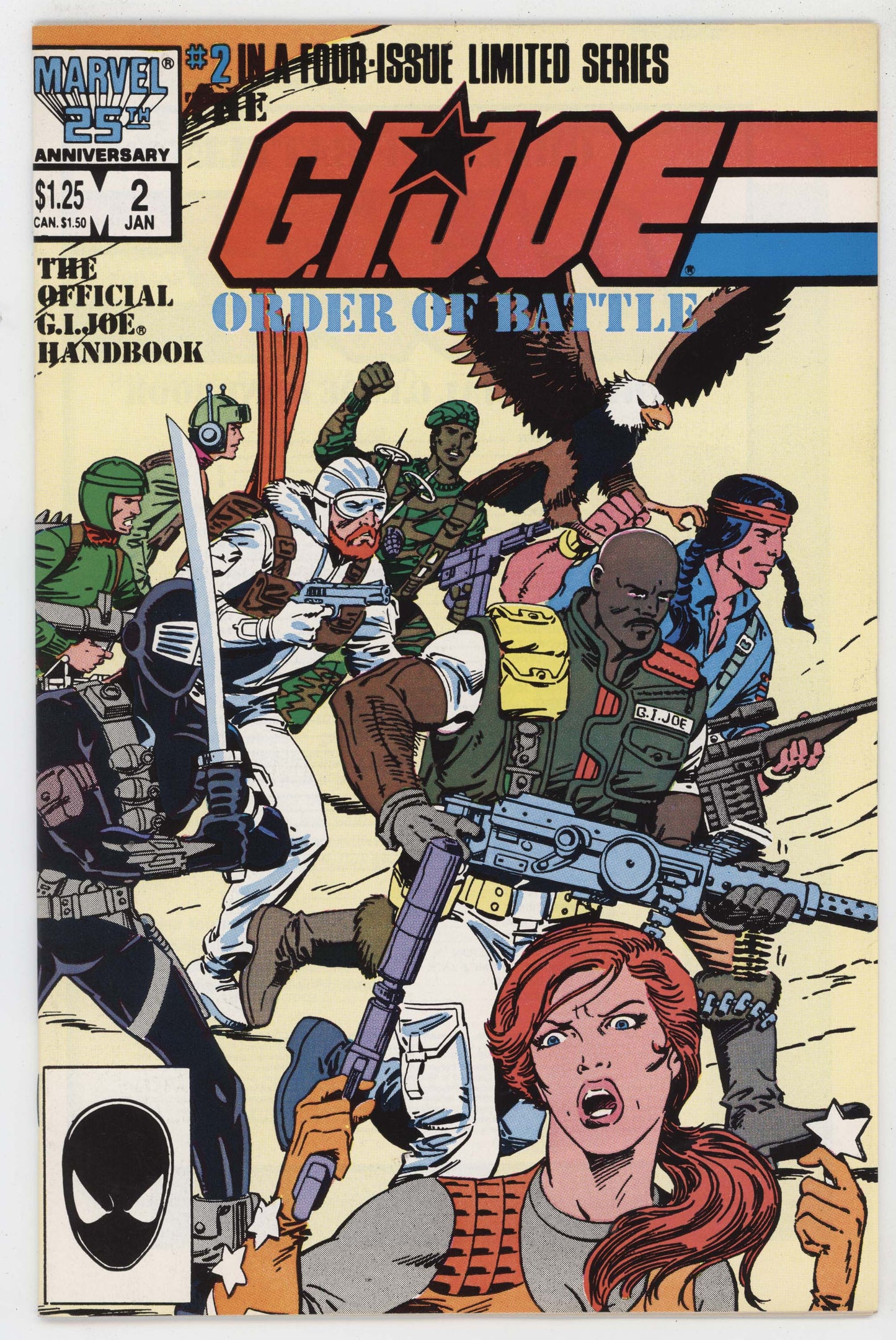 GI Joe Order Of Battle 2 Marvel 1986 NM Herb Trimpe Larry Hama Snake Eyes