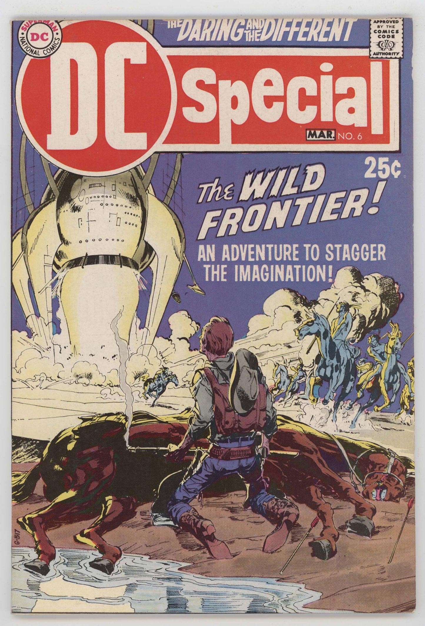 DC Special 6 1970 VF Neal Adams Len Wein Cowboy Western Spaceship