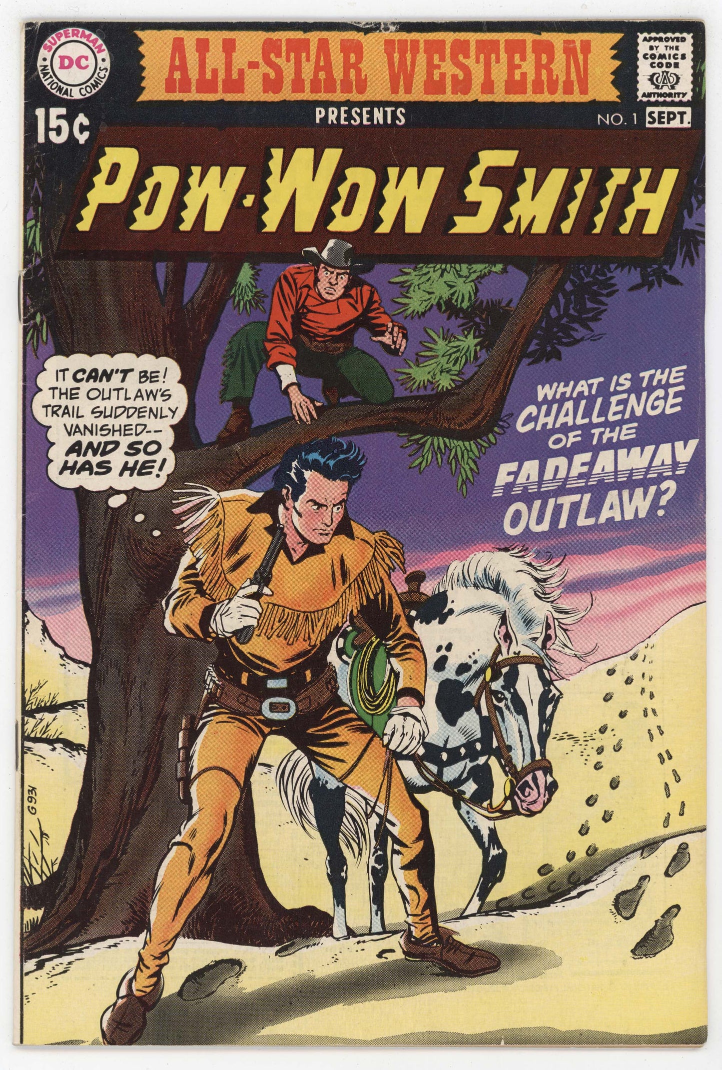 All Star Western 1 DC 1970 FN Pow Wow Smith Carmine Infantino Gerry Conway