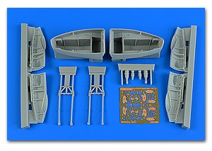 Aires 4786 1/48 Beaufighter TF X Wheel Bay Set For RVL