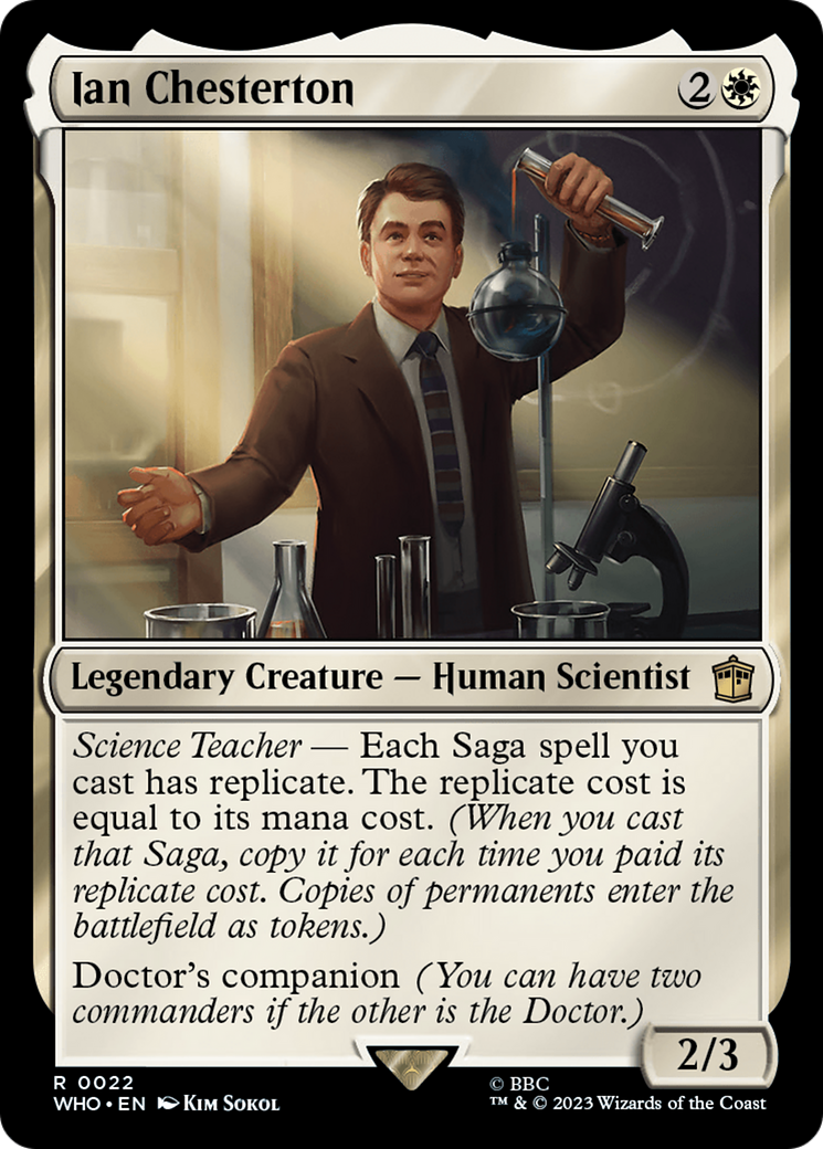 Ian Chesterton (WHO-022) - Doctor Who Foil