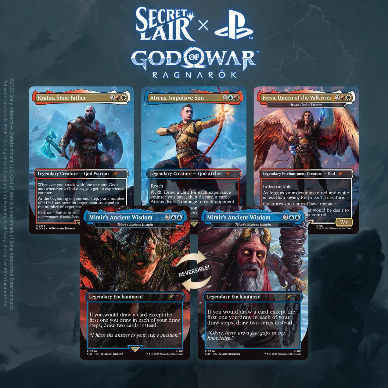 Magic: the Gathering Secret Lair x God of War - Norse - Golden Apple Comics