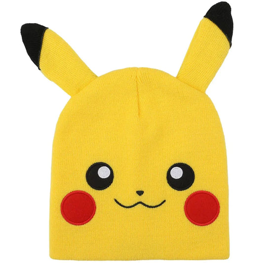 Pokemon Pikachu Big Face Cuffless Beanie