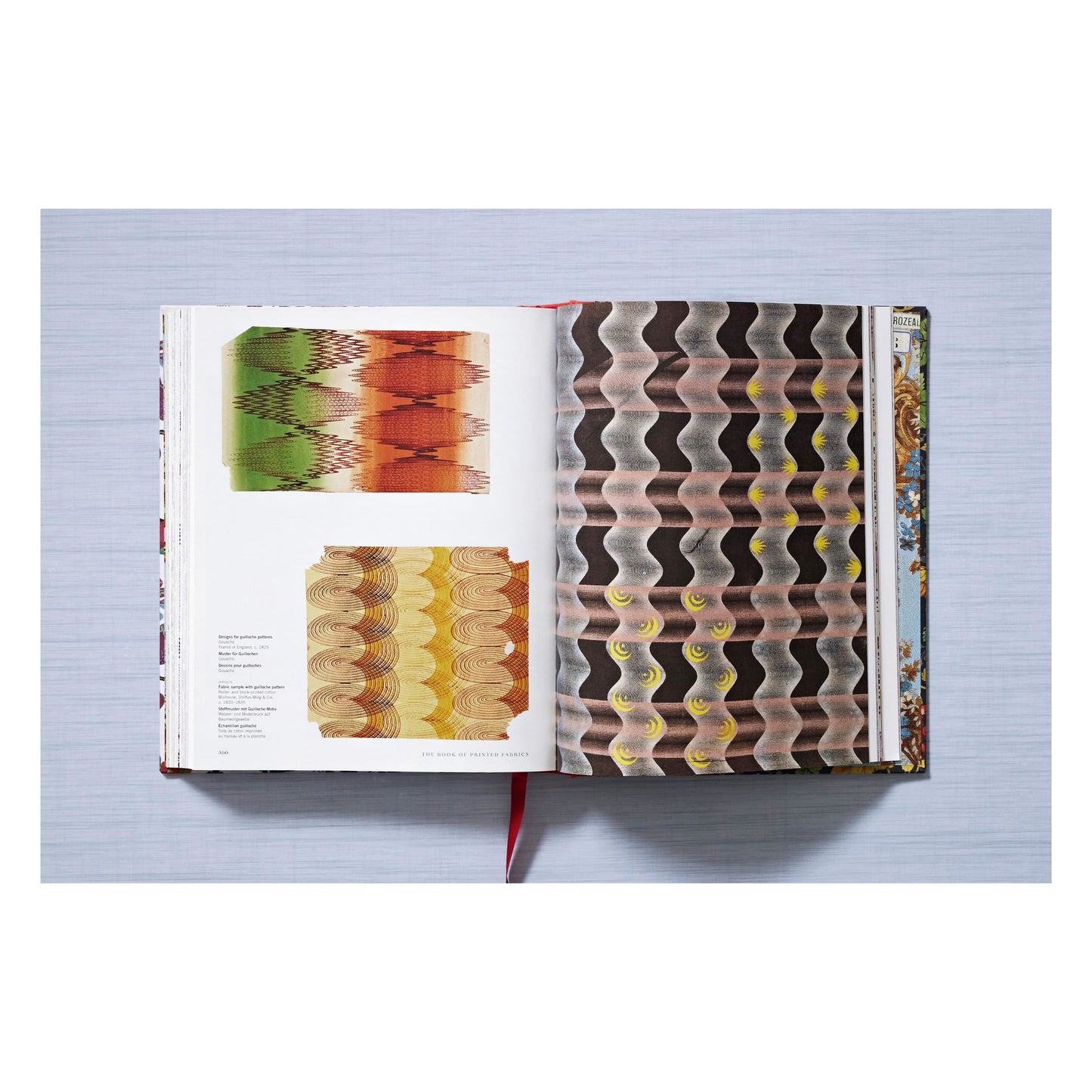 Printed Fabrics. From the 16th century until today (German, French, English)