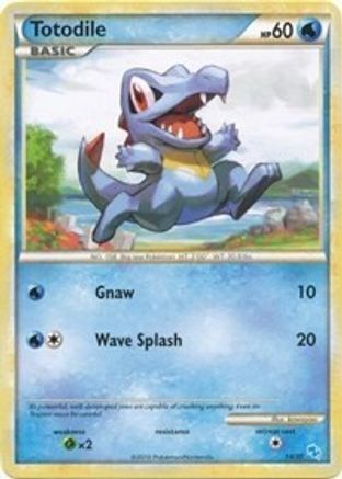 Totodile (#) 014 - HGSS Trainer Kit Gyarados & Raichu