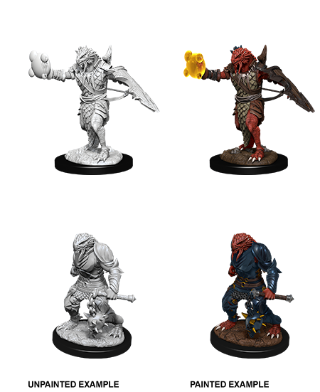 D&D: Nolzur's Marvelous Miniatures - Dragonborn Male Paladin - Golden Apple Comics