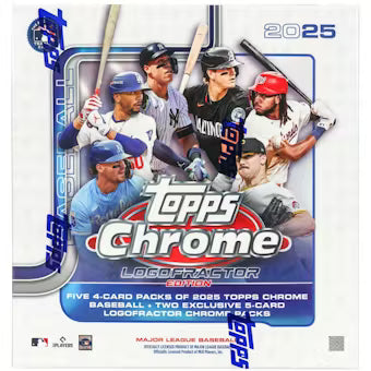 2025 Topps Chrome Baseball Logofractor Edition Box