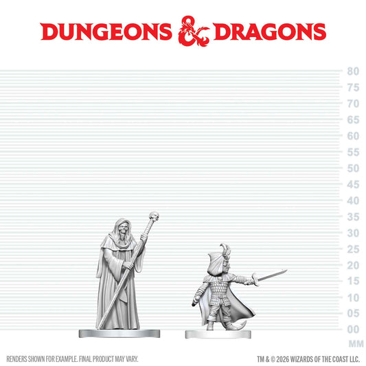 D&D: Nolzur's Marvelous Unpainted Miniatures - Cultist of Bhaal & Cultist of Myrkul - Golden Apple Comics
