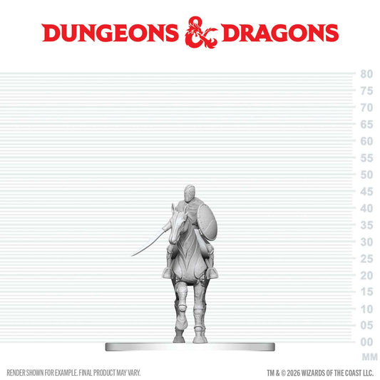 D&D: Nolzur's Marvelous Unpainted Miniatures - Nimblewright Steed with Rider - Golden Apple Comics