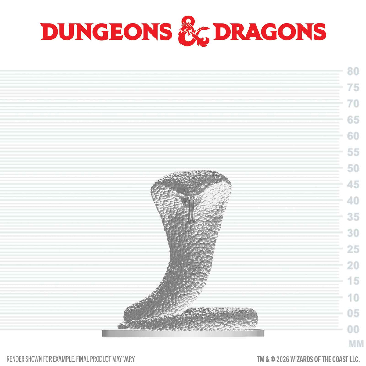 D&D: Nolzur's Marvelous Unpainted Miniatures - Polar Serpent