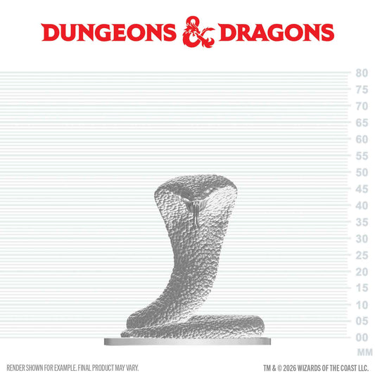 D&D: Nolzur's Marvelous Unpainted Miniatures - Polar Serpent - Golden Apple Comics
