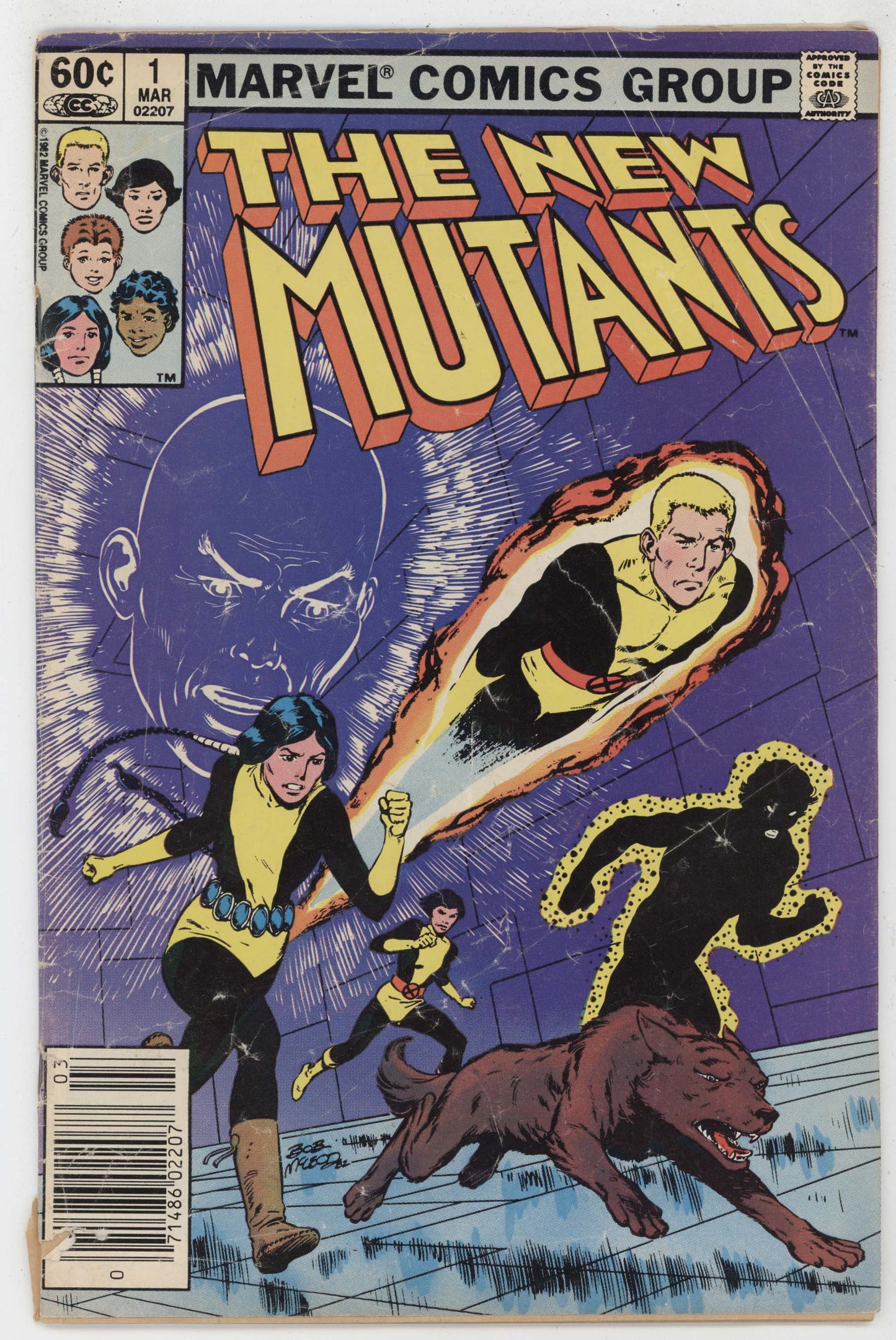 New Mutants 1 Marvel 1983 VG Bob McLeod Chris Claremont
