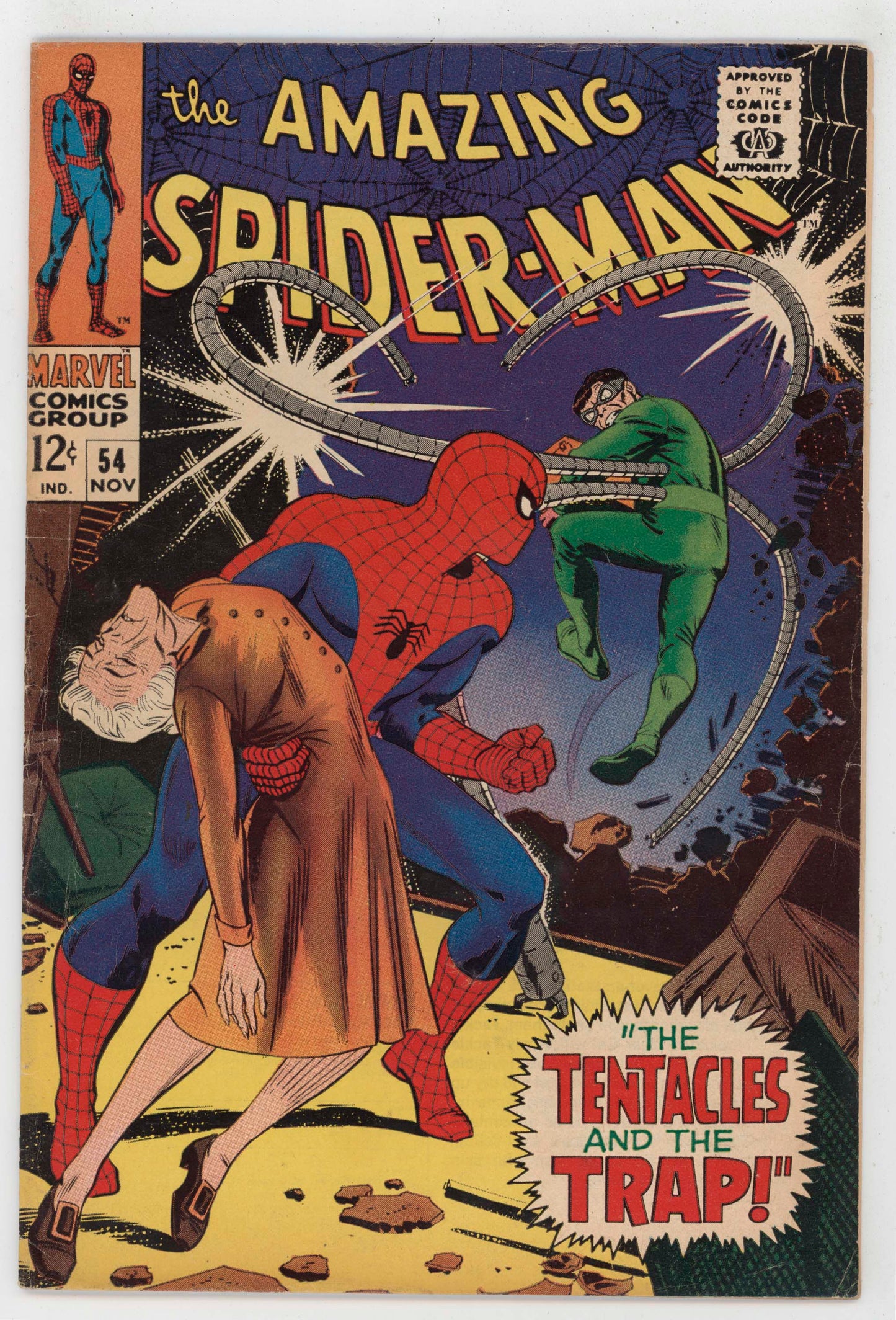 Amazing Spider-Man 54 Marvel 1967 FN Stan Lee John Romita Doctor Octopus