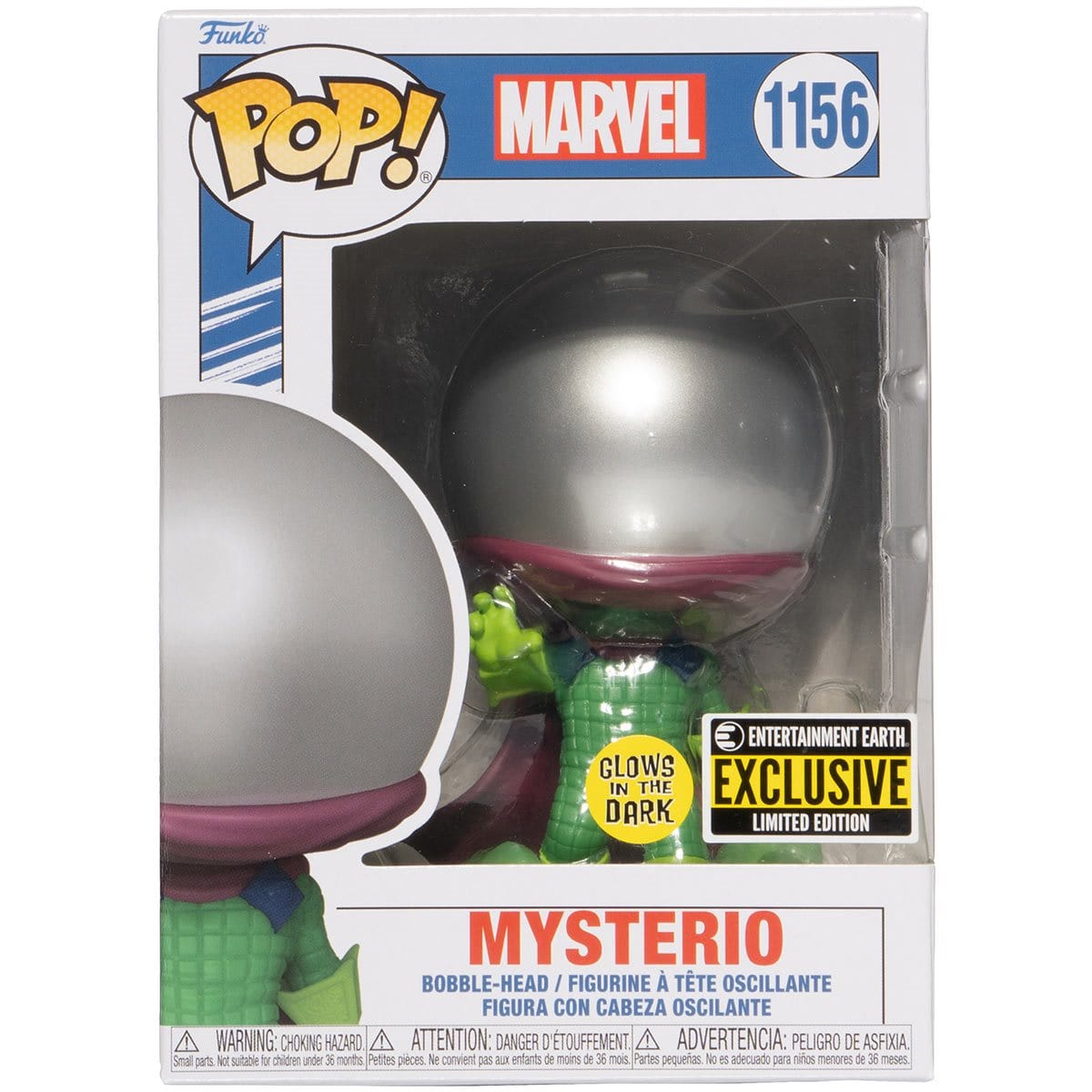 Mysterio funko pop glow in sales the dark