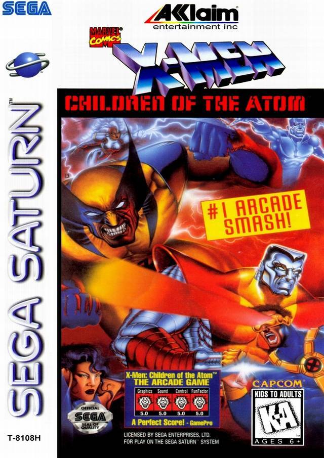 X-Men Children of the Atom (Sega Saturn)