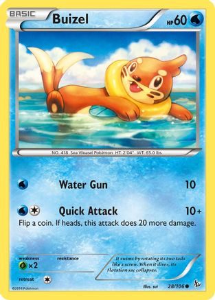 Buizel 028/106 - XY  Flashfire