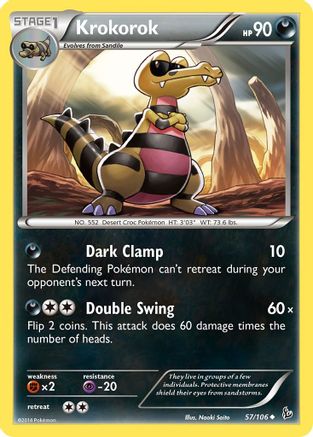 Krokorok 057/106 - XY  Flashfire