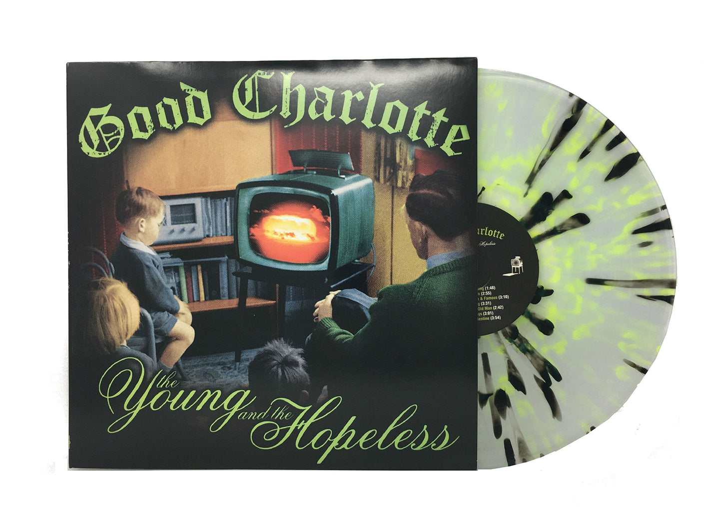 Good Charlotte - The Young and the Hopeless (Limited Edition Clear with Black and Lime Green Splatter Colored Vinyl)