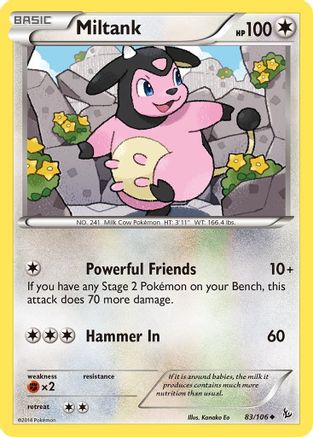 Miltank 083/106 - XY  Flashfire