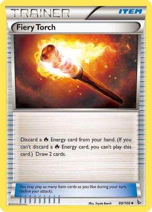 Fiery Torch 089/106 - XY  Flashfire