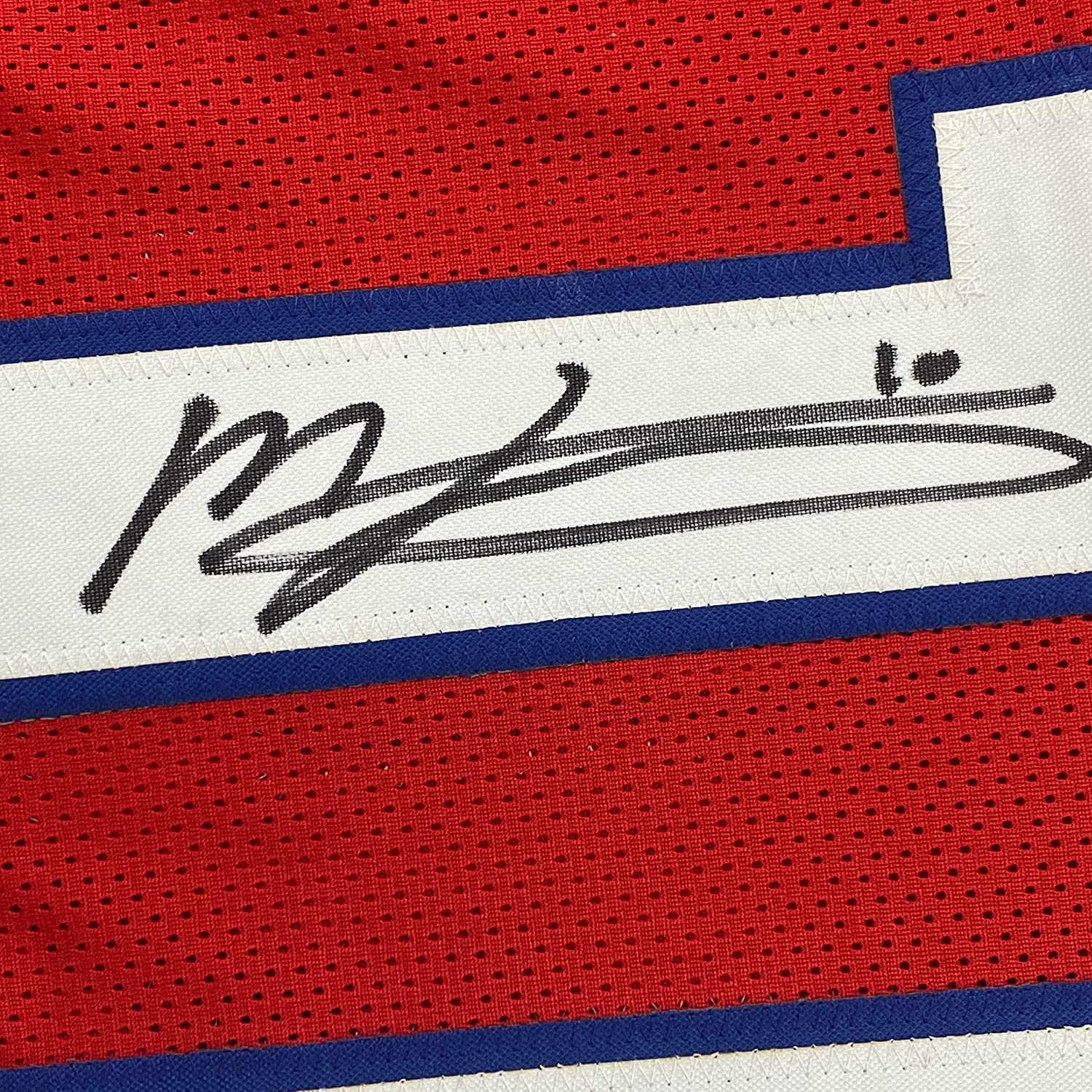 Framed Autographed/Signed Mac Jones 35x39 New England Red Football Jersey Beckett BAS COA - Golden Apple Comics
