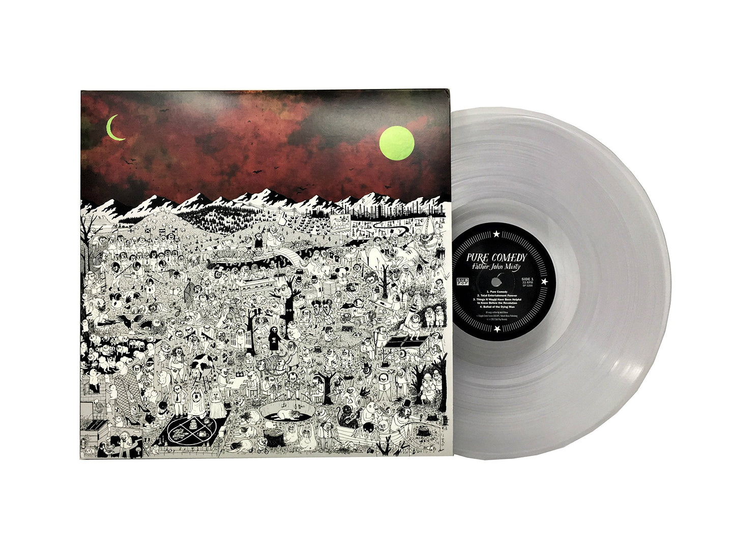 Father John Misty - Pure Comedy (Limited Edition Clear Colored Vinyl w/ Red Sky Cover)