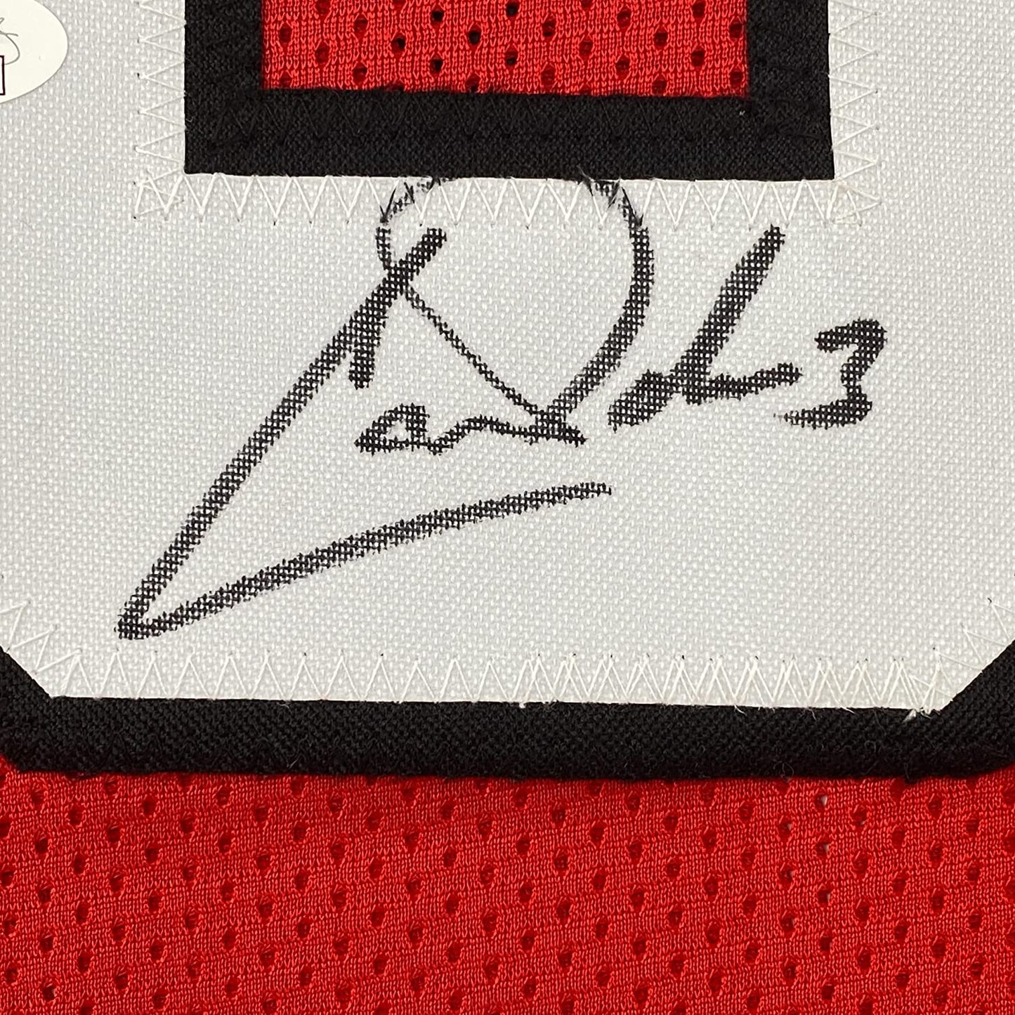 Framed Autographed/Signed Carson Palmer 35x39 Arizona Red Football Jersey JSA COA - Golden Apple Comics
