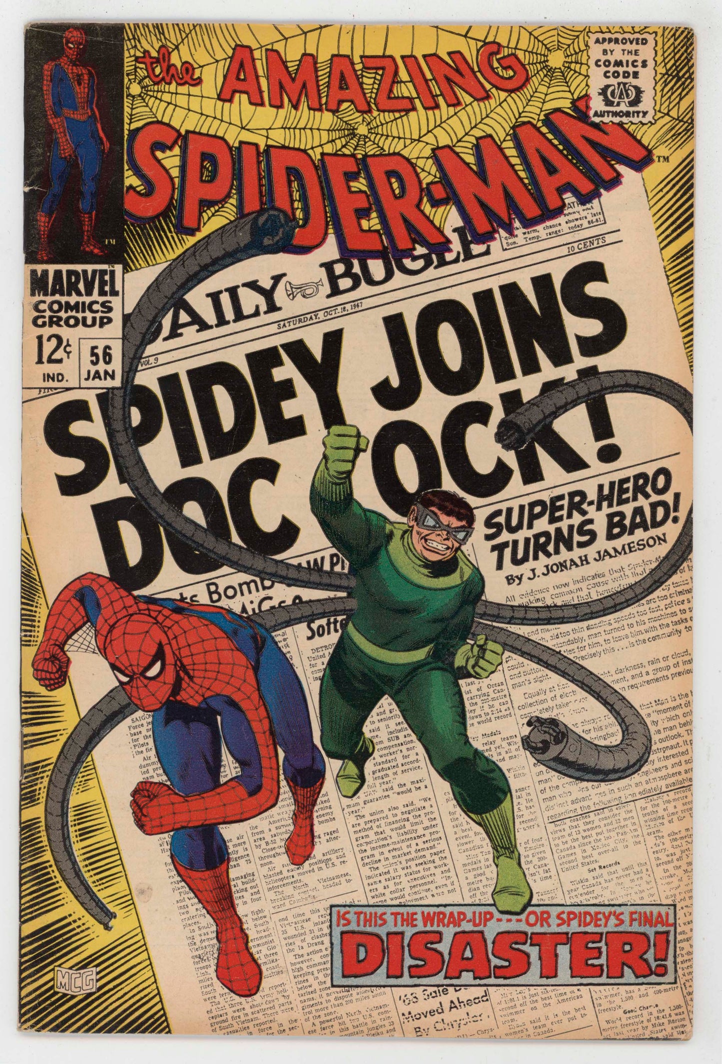 Amazing Spider-Man 56 Marvel 1968 FN Doctor Octopus 1st George Stacy Stan Lee
