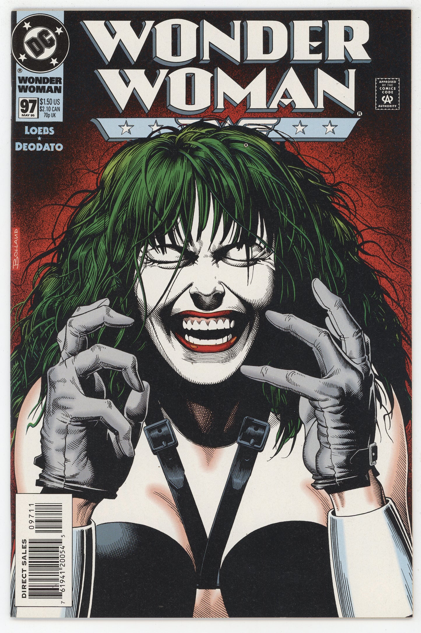 Wonder Woman 97 DC 1994 VF Brian Bolland Mike Deodato Joker GGA