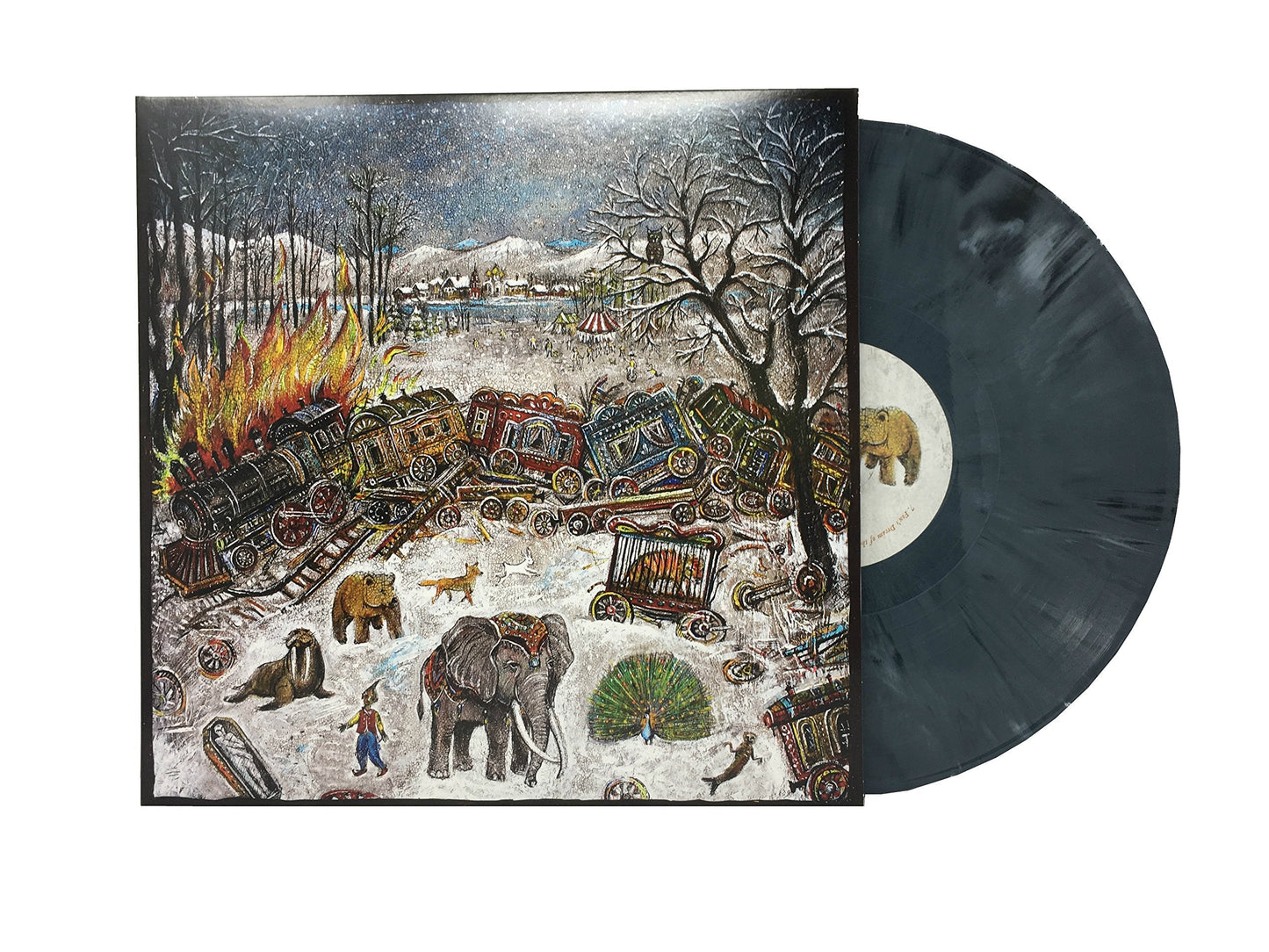 mewithoutYou - Ten Stories (Limited Edition Grey and Black Swirl Colored Vinyl)