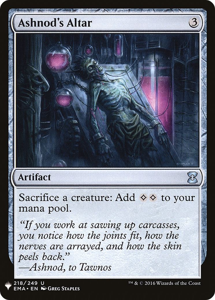 Ashnod's Altar (LIST-EMA-218) - The List