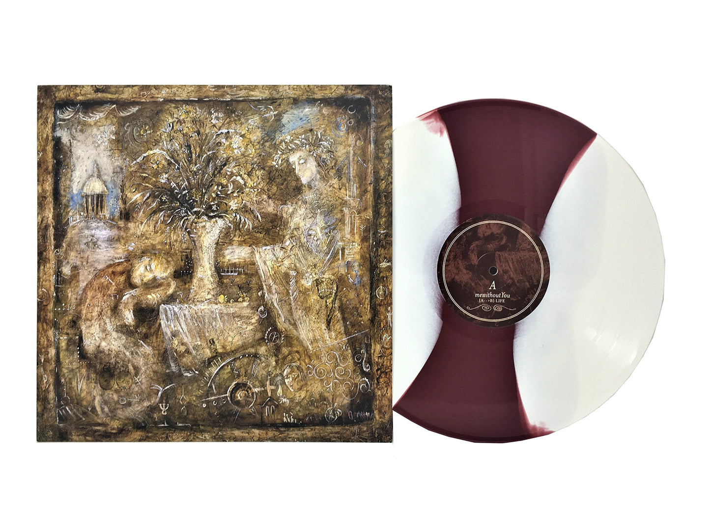 mewithoutYou - A to B: Life (Limited Edition White and Maroon Colored Vinyl)