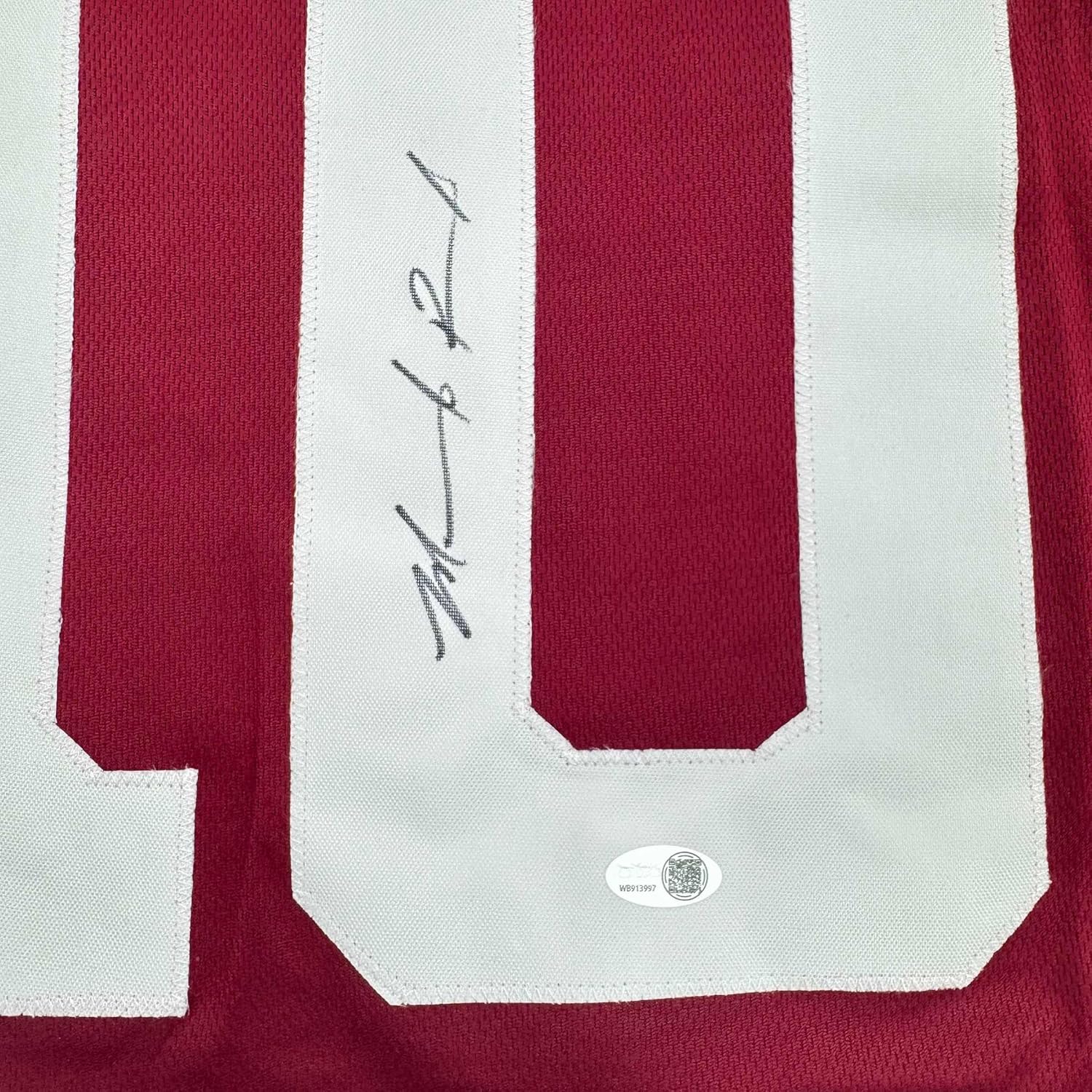 Framed Autographed/Signed Marcel Reed 35x39 Texas A&M Maroon College Football Jersey JSA COA - Golden Apple Comics