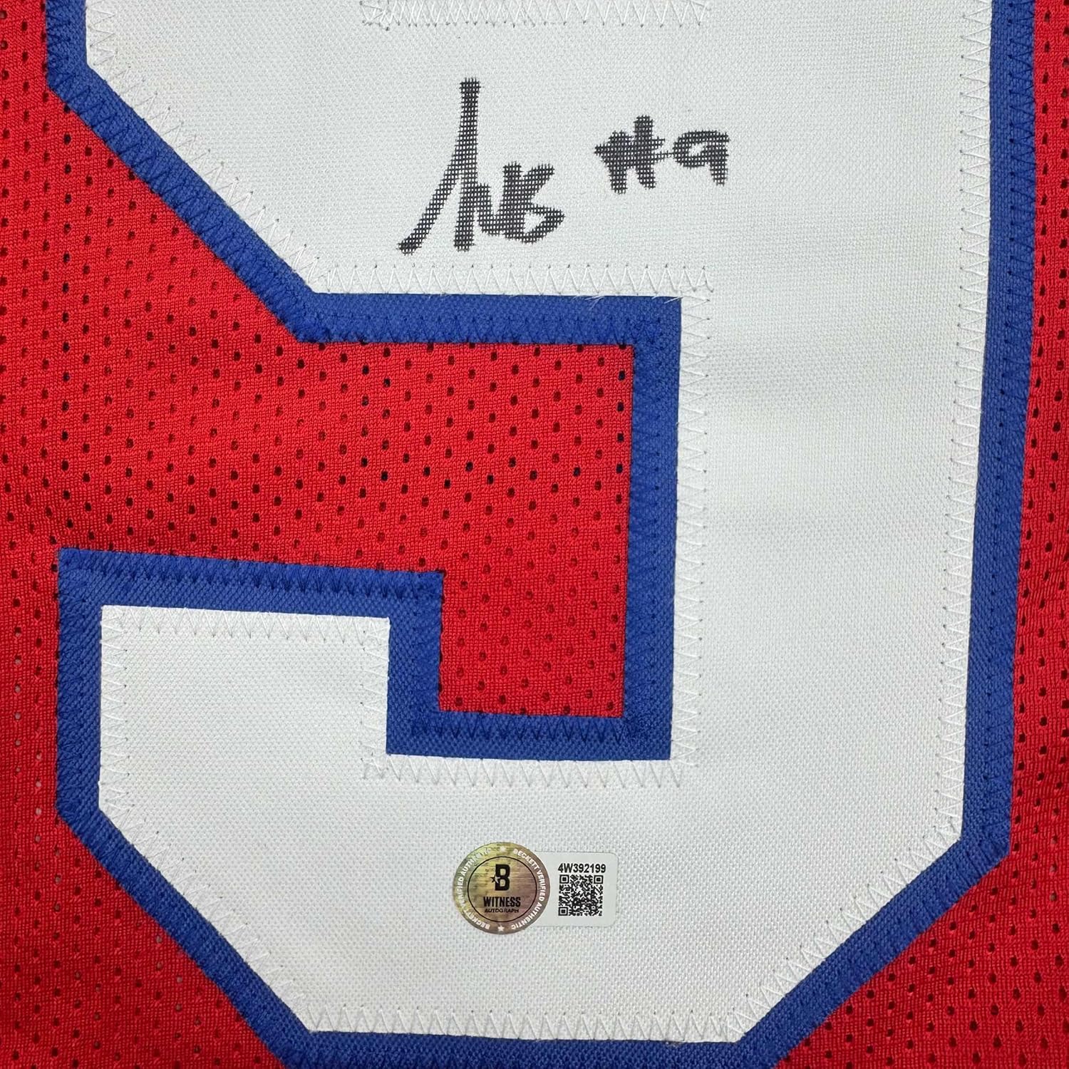 Framed Autographed/Signed Kayshon Boutte 35x39 New England Red Football Jersey Beckett BAS COA - Golden Apple Comics