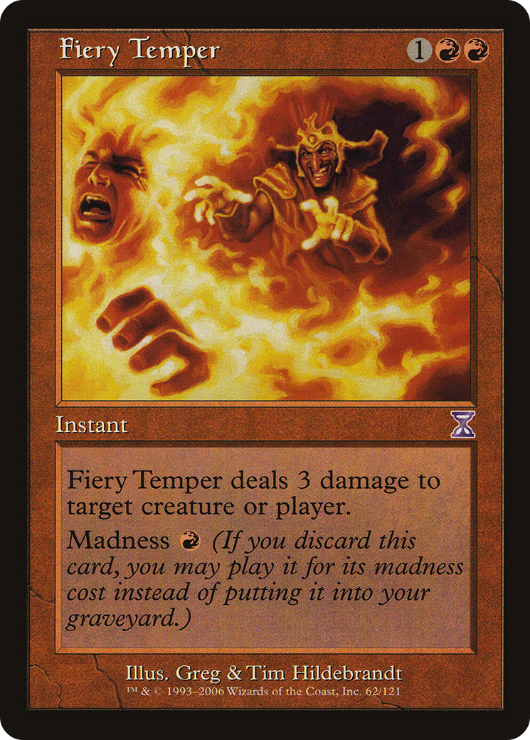 Fiery Temper (TSB-062) - Time Spiral Timeshifted