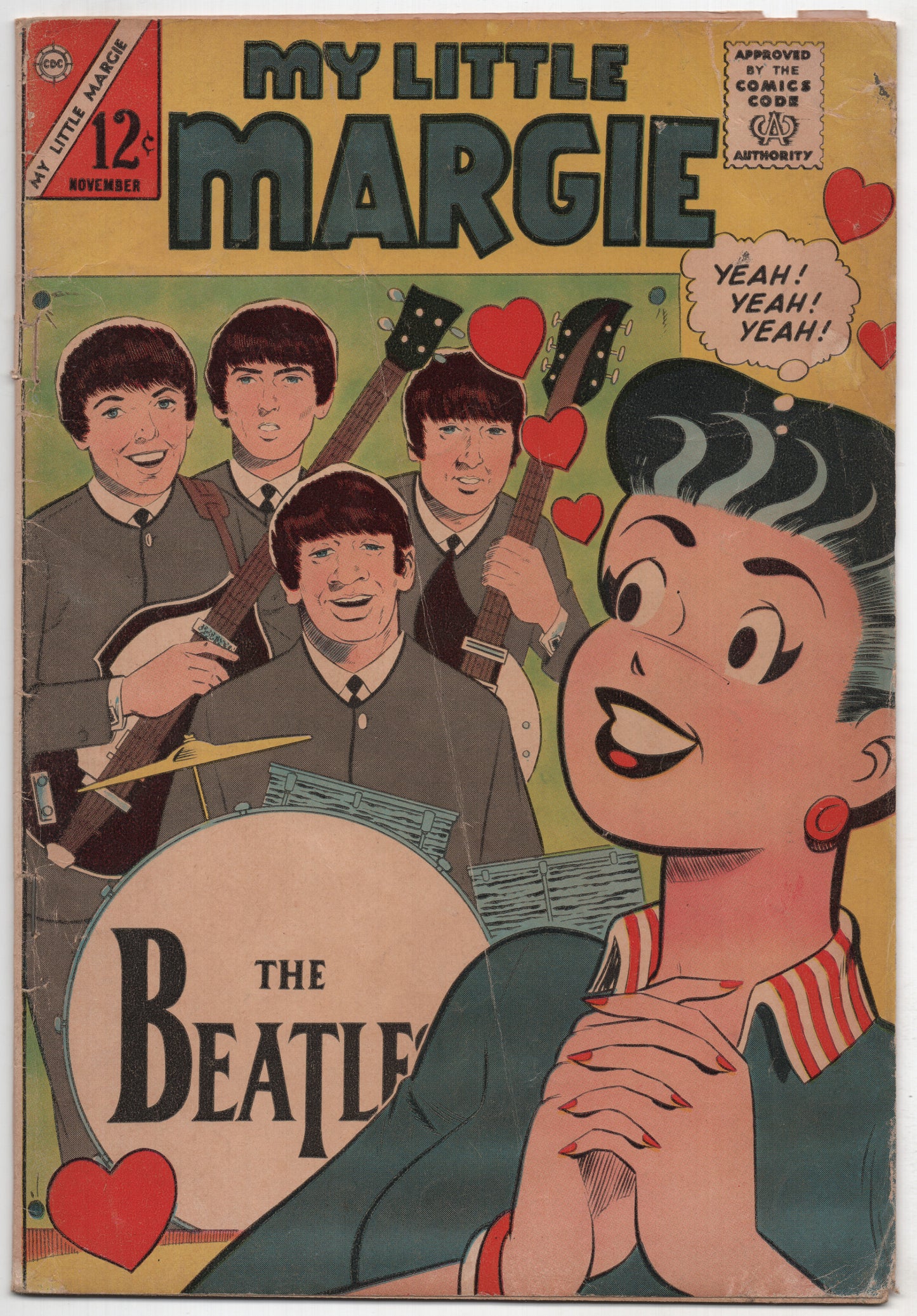 My Little Margie 54 Charlton 1964 GD VG The Beatles Ed Sullivan Beatlemania GGA