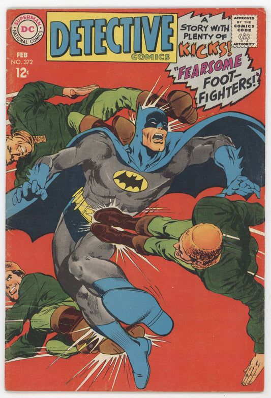 Batman Detective Comics 372 DC 1968 VG FN Batman Robin Neal Adams Elongated Man