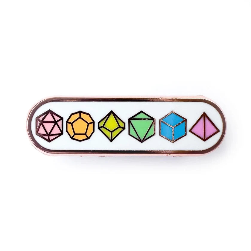 Pride Pals Personality Enamel Pin - Dice