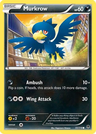 Murkrow 051/119 - XY  Phantom Forces