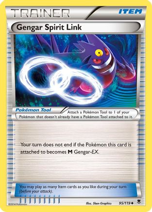 Gengar Spirit Link 095/119 - XY  Phantom Forces