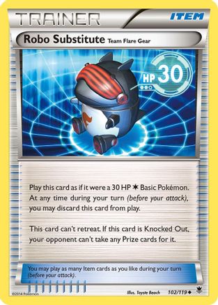 Robo Substitute 102/119 - XY  Phantom Forces Reverse Holofoil - Golden Apple Comics
