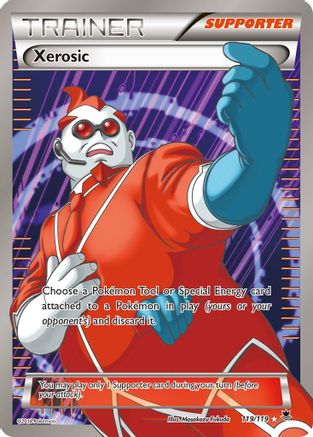 Xerosic (Full Art) 119/119 - XY  Phantom Forces Holofoil