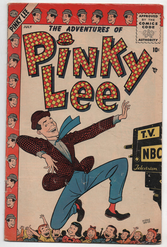 Adventures Of Pinky Lee 1 Marvel Atlas 1955 VG NBC TV Stan Lee Morris Weiss