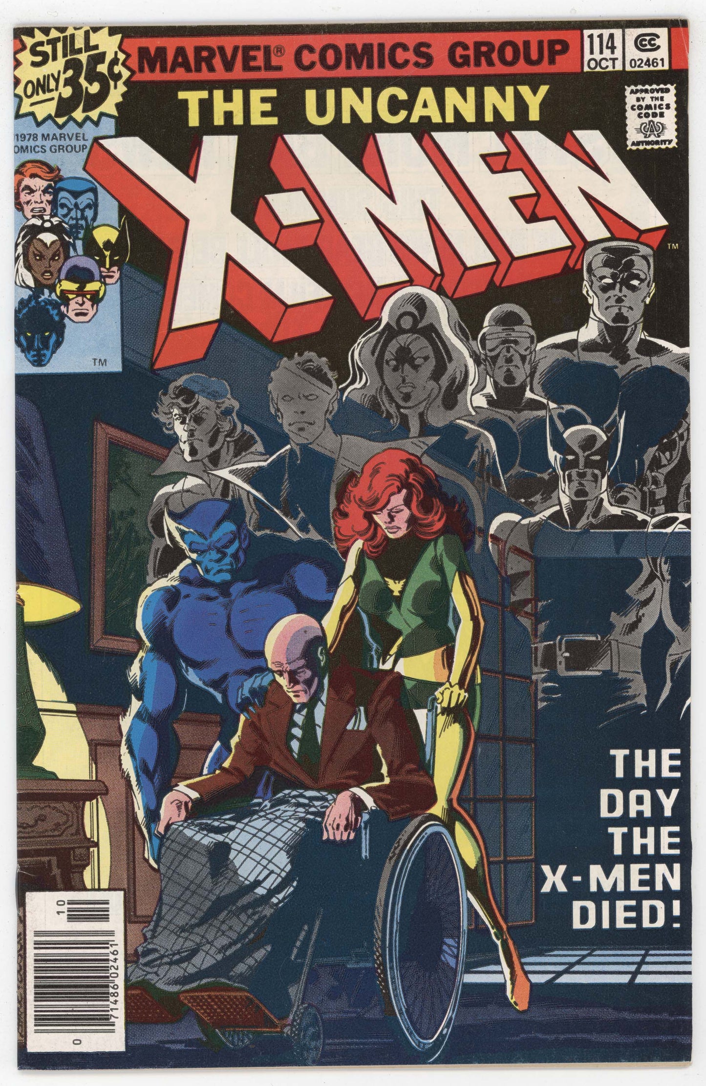 Uncanny X-Men 114 Marvel 1978 VF Wolverine Colossus Jean Grey John Byrne