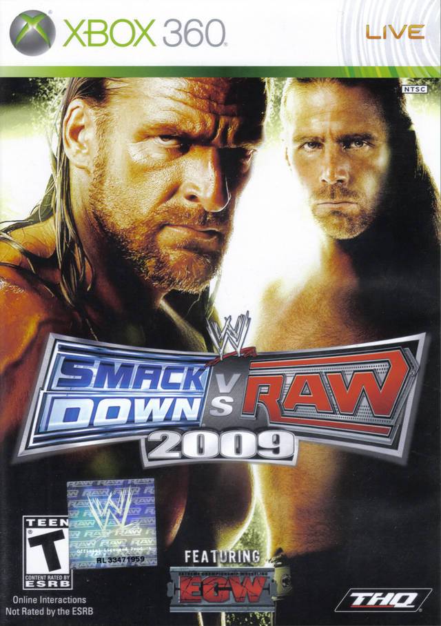 WWE SmackDown vs. Raw 2009 (Xbox 360)