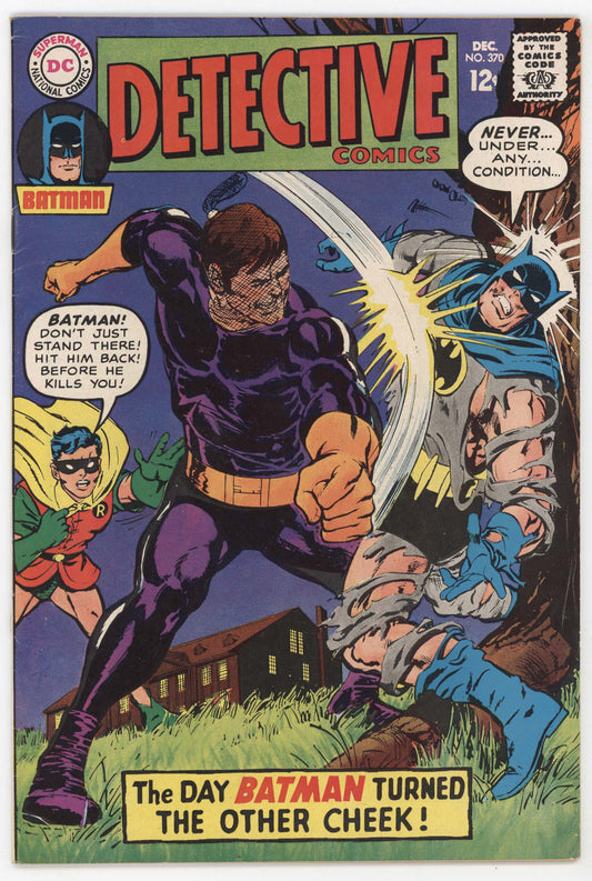 Batman Detective Comics 370 DC 1967 FN VF Carmine Infantino Robin Elongated Man